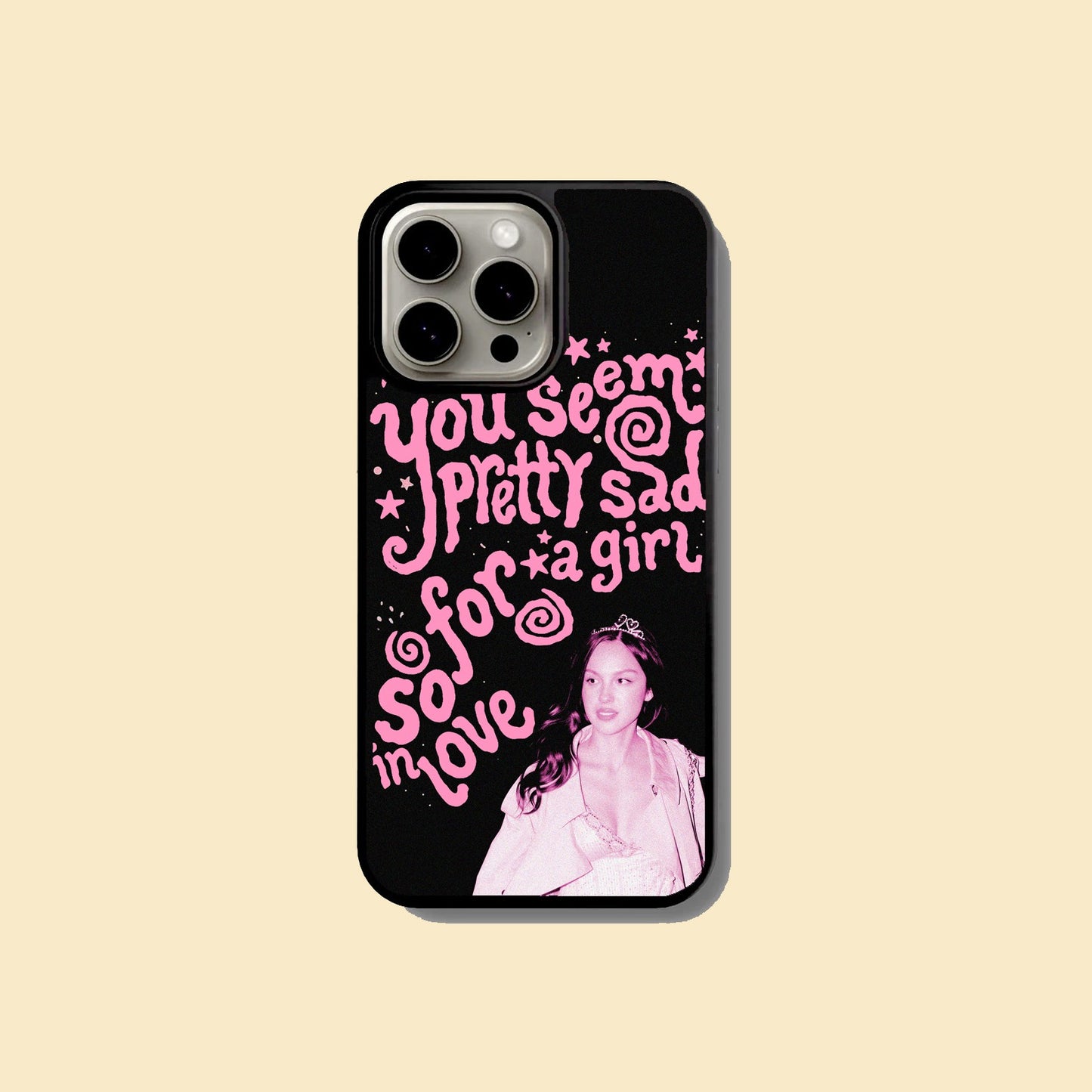 Olivia Rodrigo - You Seem Pretty Sad For A Girl So In Love iPhone Case