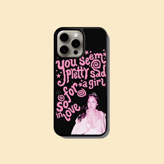 Olivia Rodrigo - You Seem Pretty Sad For A Girl So In Love iPhone Case