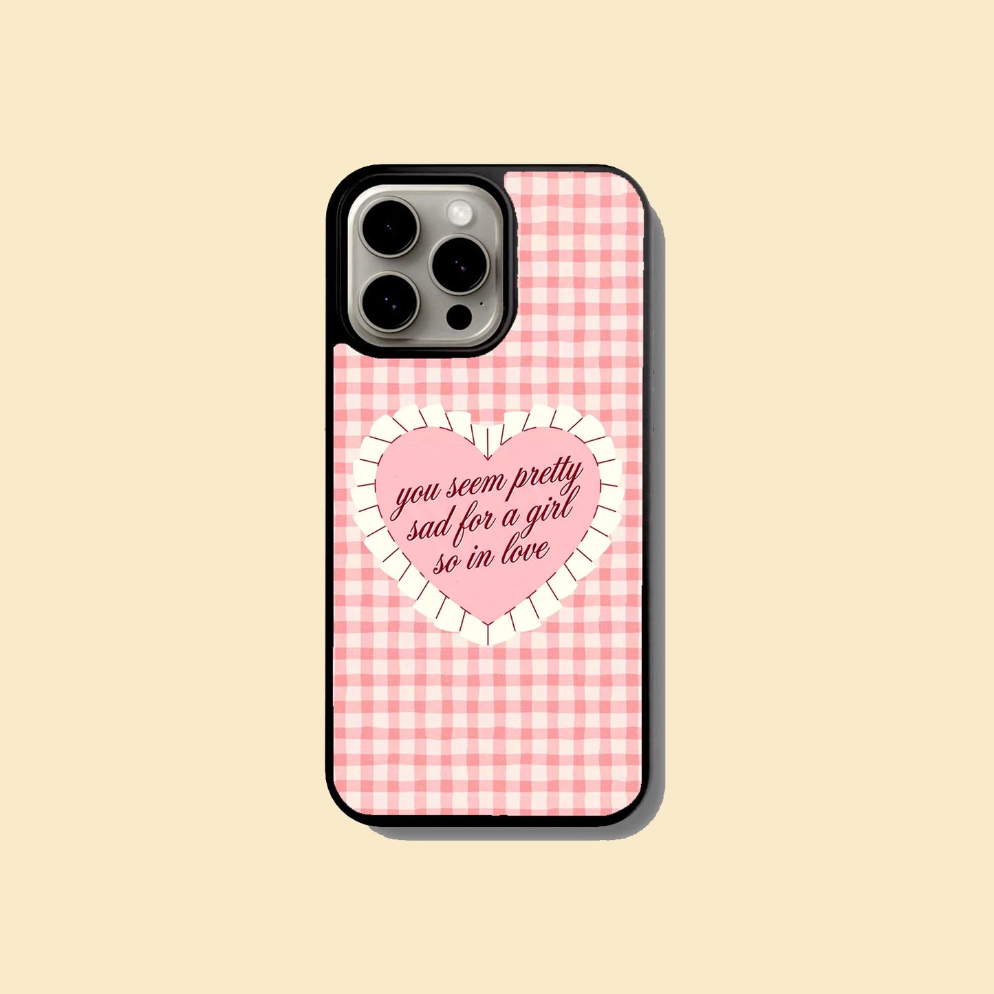 Olivia Rodrigo - You Seem Pretty Sad For A Girl So In Love iPhone Case
