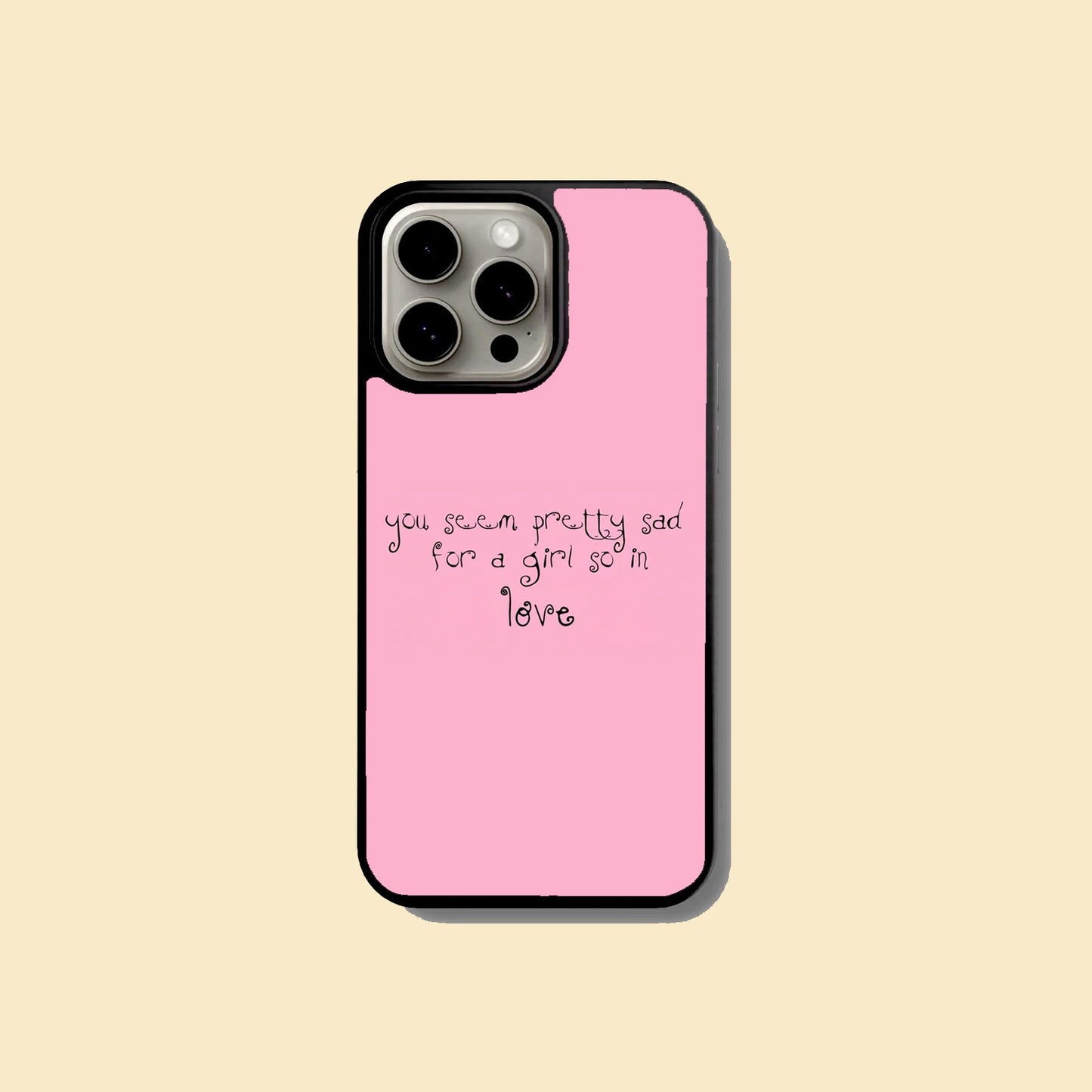 Olivia Rodrigo - You Seem Pretty Sad For A Girl So In Love iPhone Case